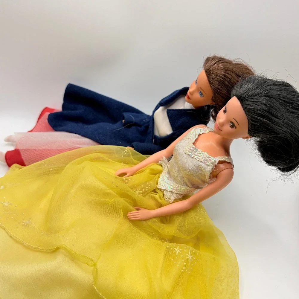 Disney Vintage Mary Poppins and Snow White Fashion Doll Lot 11.5 inch Toys 2pc